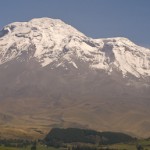 Riobamba a vulkán Chimborazo