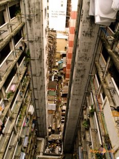 Pohľad z nášho hongkongského hostela