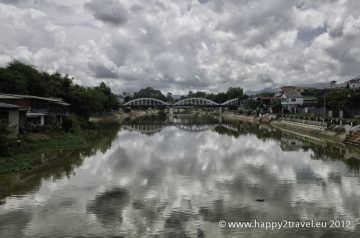 Rieka pri meste Lampang