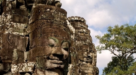 Chrám Bayon v Angkor Wat, Kambodža: 216 kamenných úsmevov kráľa Avalokiteshvara