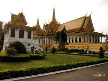 Kráľovský palácový komplex v hlavnom meste Phnom Penh, Kambodža