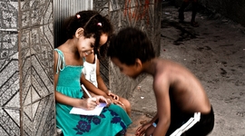 Deti slumov: sú priateľské a šťastné